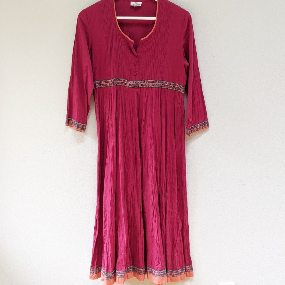 Anokhi Midi Cotton Dress